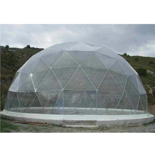 Geodesic gwo vè Agrikòl Dome Greenhouse